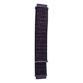 Nylon Sport Loop Watch Strap, 20 mm with Hook-And-Loop Closure - Black