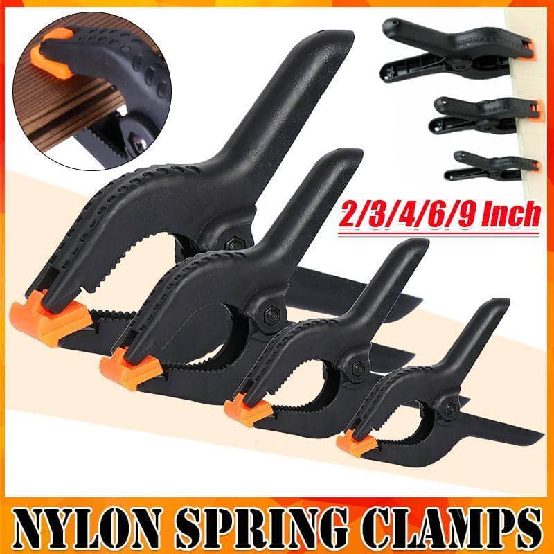 Nylon Spring Clamps Quick DIY Grip Plastic Clips - 3 Inch (7.6 cm) - view 2