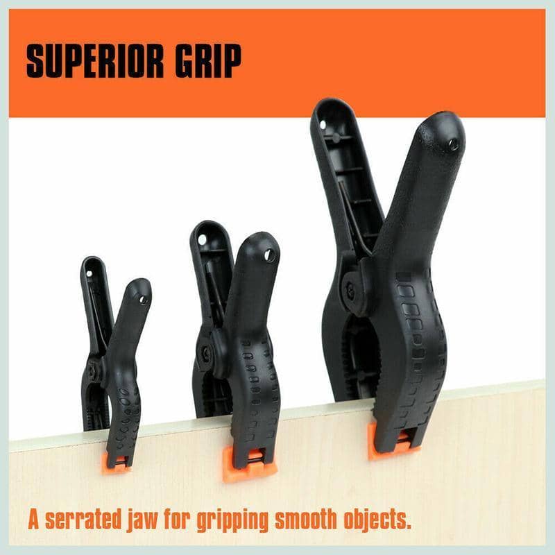 Nylon Spring Clamps Quick DIY Grip Plastic Clips - 3 Inch (7.6 cm) - view 5