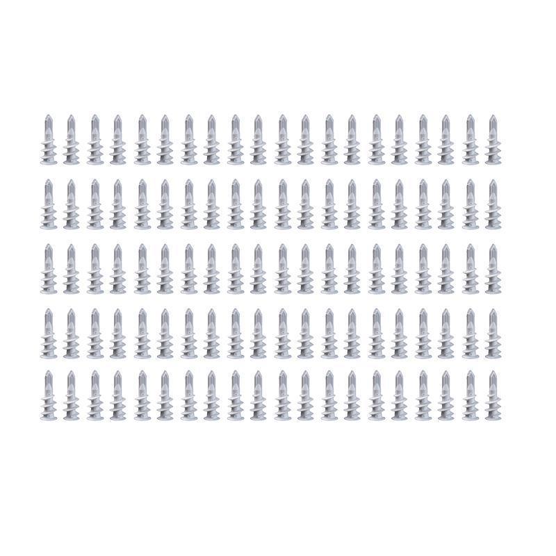 Nylon Wall Anchors for Plasterboard, 13 x 42 mm - Pack of 100