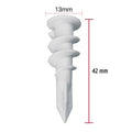 Nylon Wall Anchors for Plasterboard, 13 x 42 mm - Pack of 100 - view 4
