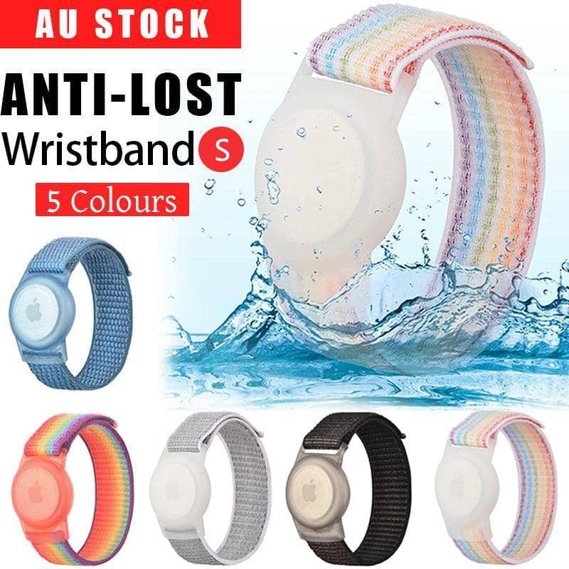 Nylon Wristband Case for AirTag - Blue, Small (22 x 170 mm) - view 2