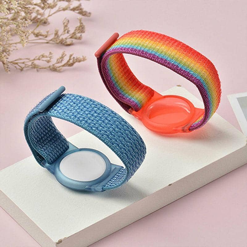Nylon Wristband Case for AirTag - Blue, Small (22 x 170 mm) - view 5