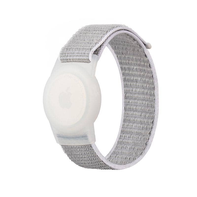 Nylon Wristband Case for AirTag - Grey, Small (22 x 170 mm)