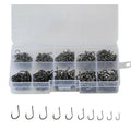 Octopus Fishing Hooks Assorted Sizes 3 to 12, Chemically Sharpened - Gold, Pack of 100 - view 5
