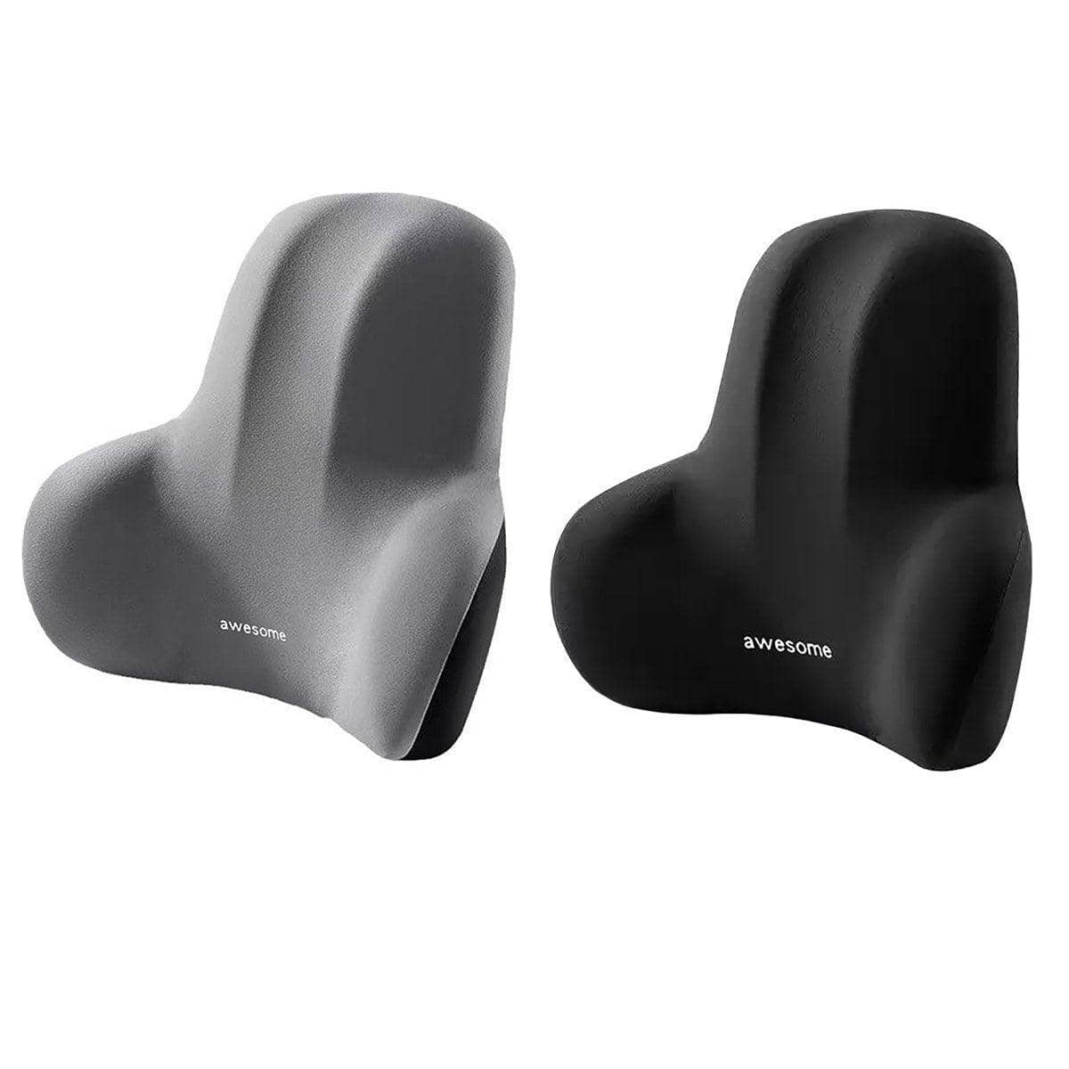 Office Chair Lumbar Support Cushion, Memory Foam - Black - view 3