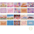 Oil Painting Postcards with Envelopes and Sealing Stickers, Pack of 30 - view 2