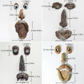 Old Man Tree Face Garden Decoration - Brown with Wide White Eyes - view 3