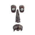 Old Man Tree Face Garden Decoration - Grey Brown with Bulging Eyes