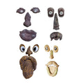 Old Man Tree Face Garden Decoration - Grey Brown with Bulging Eyes - view 4