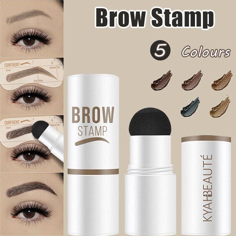 One Step Eyebrow Stamp Shaping Kit with Stencils - Black - view 2