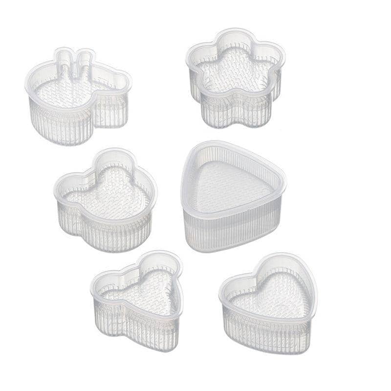 Onigiri Rice Ball Mould Set of 6, Sushi Press Maker for Bento - view 2
