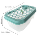 Open Top Turtle Tank with Basking Platform - Pink Lid - view 4