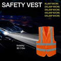 Orange High Visibility Reflective Vest - 5XL (68 x 64 cm) - view 2