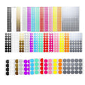 Orange Round Sticker Dots Adhesive Labels - 100mm, 10 Dots - view 5