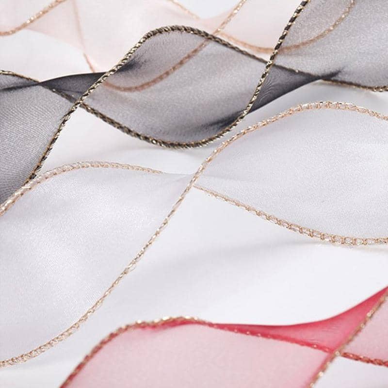 Organza Ribbon for DIY Crafts and Gift Packaging, Pack of 10 - Pink - view 4
