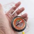 Orienteering Baseplate Compass for Hiking Camping - Single - view 4