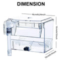 Outboard Fish Breeding Isolation Box for Aquariums, 16 x 12 x 13 cm - view 4