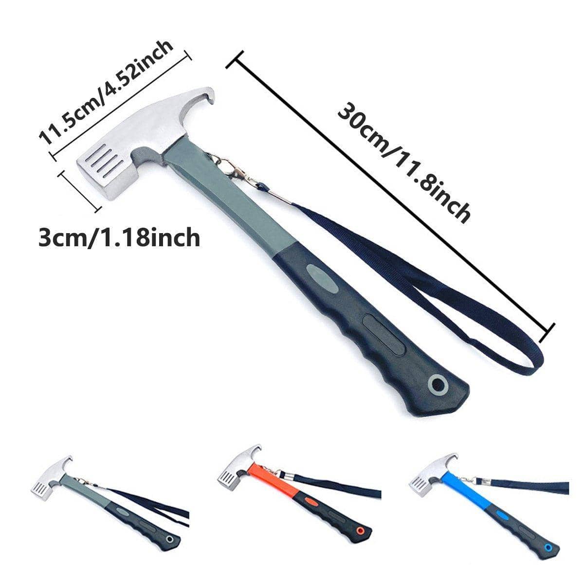 Outdoor Camping Hammer - Blue, 30cm - view 4