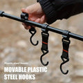 Outdoor Camping Lantern Stand with Hooks, Aluminium Alloy Table Organiser - view 4