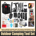 Outdoor Camping Survival Tool Set, Multi-Function Hiking Emergency Kit
