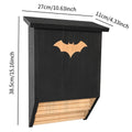Outdoor Cedar Bat House to Attract Bats, Weatherproof Bat Box with Easy Installation - view 3