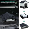 Outdoor Dog Kennel with Toilet, Rainproof and Sunscreen Pet Shelter - view 5