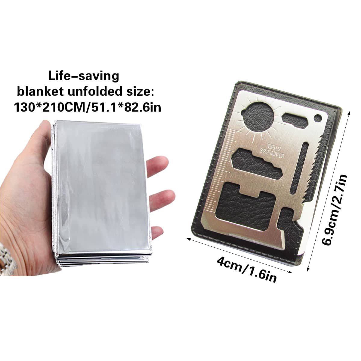 Outdoor Emergency Equipment Set with Waterproof Case - view 3