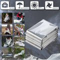 Outdoor Emergency Thermal Blankets - Double-Sided Silver, Pack of 5, 130 x 210cm - view 5