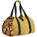 Outdoor Firewood Tote Bag, Portable Durable Campfire Wood Carrier - Yellow