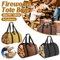 Outdoor Firewood Tote Bag, Portable Durable Campfire Wood Carrier - Yellow - view 2