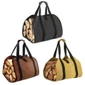 Outdoor Firewood Tote Bag, Portable Durable Campfire Wood Carrier - Yellow - view 3