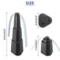 Outdoor Fly Repellent Fan, 4 Pack - Chemical-Free Insect Repeller - view 3