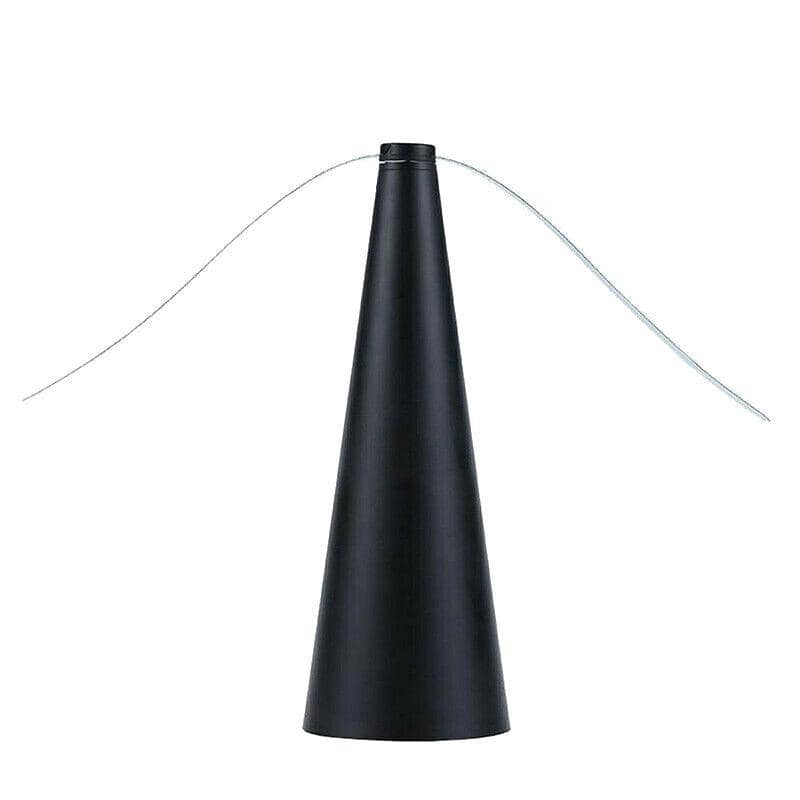 Outdoor Fly Repellent Fan for Food and Picnic Tables - Black