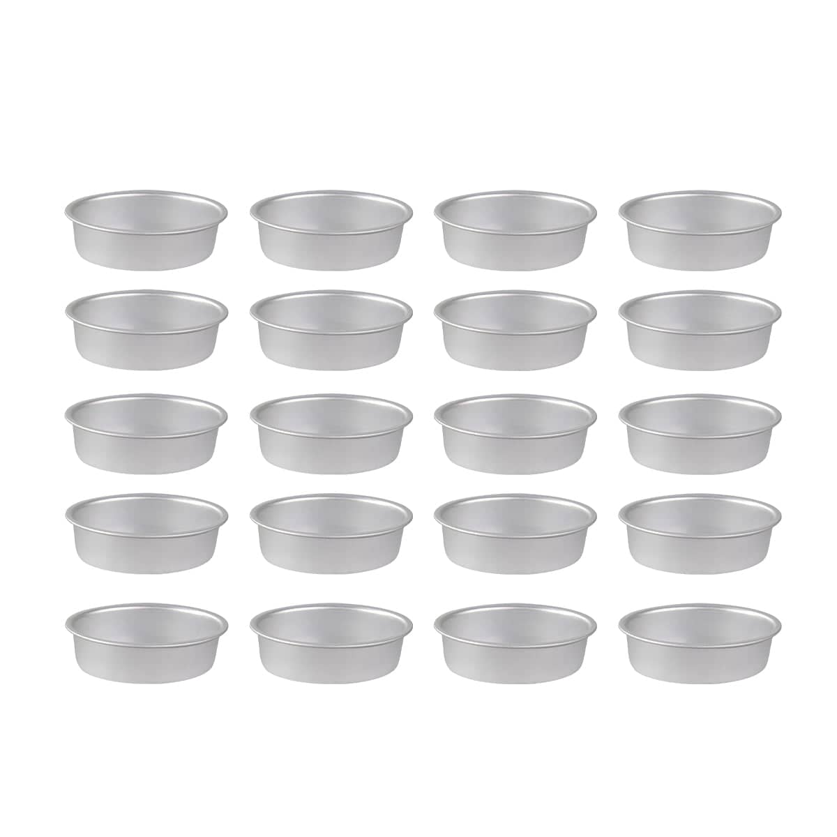 Oval Aluminium Non-Stick Cheesecake Moulds, Pack of 20 - view 2