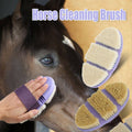 Oval Bendable Horse Grooming Brush - Sisal Hemp Bristles - view 2