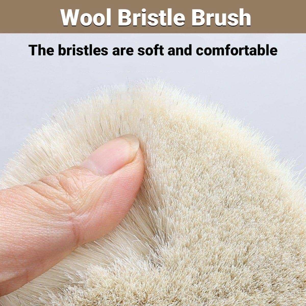 Oval Bendable Horse Grooming Brush - Sisal Hemp Bristles - view 5