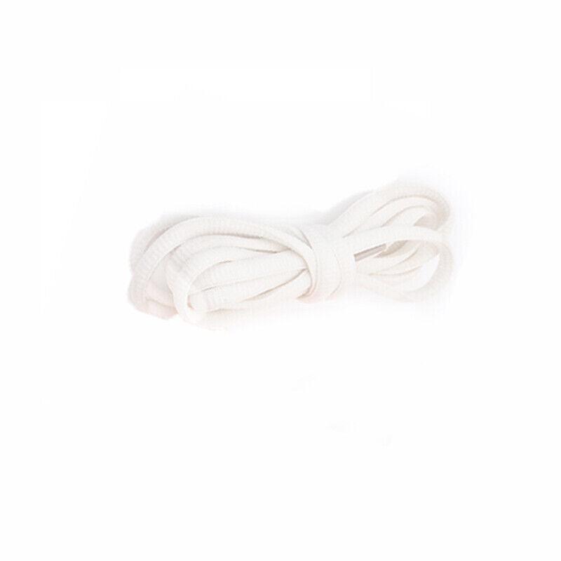 Oval Shoelaces 120cm for Sneakers and Shoes - White