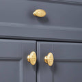 Oval Vintage Drawer Handle - Antique Furniture Pull, Black - view 5