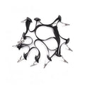 Over Door Baseball Cap Rack Hat Holder - 10 Clips