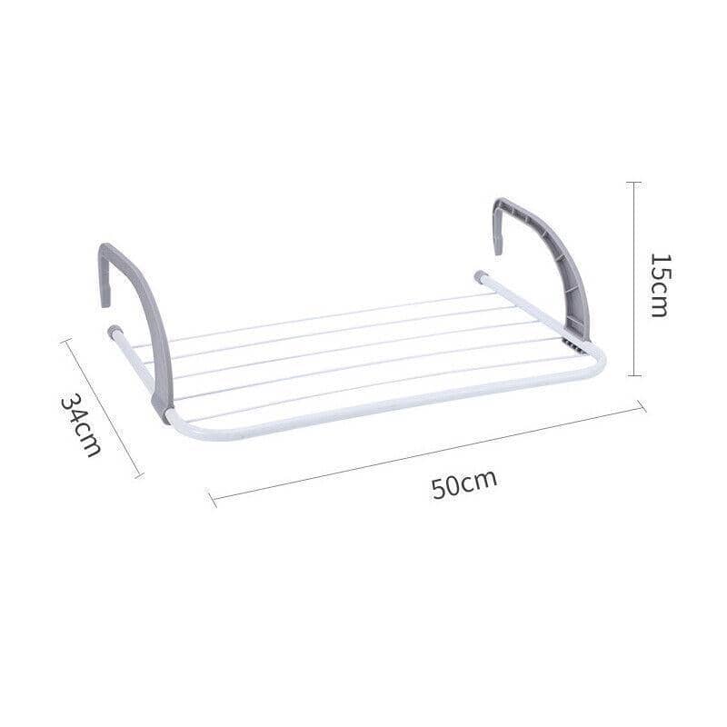 Over Door Hanging Laundry Drying Rack with 6 Rails - view 3