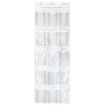 Over Door Hanging Organiser with 15 Clear Pockets, 45 x 132 cm - view 2