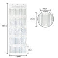 Over Door Hanging Organiser with 15 Clear Pockets, 45 x 132 cm - view 3