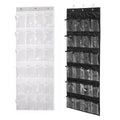 Over-Door Shoe Organiser with 24 Pockets, 135 x 45 cm - Black - view 3