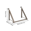 Over the Door Clothes Rack, Foldable and Adjustable - Bronze Grey - view 4