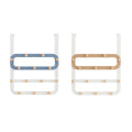Over the Door Hook Rack with Multi Row Hooks, No Drilling - Blue - view 3