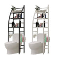 Over Toilet 4 Tier Bathroom Storage Rack - White - view 3