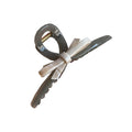 Oversized Bow Hair Claw Clip for Women - Grey