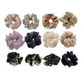 Oversized Satin Hair Scrunchie - Champagne - view 3