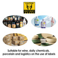Overweight Freight Warning Labels, High Adhesive, 12 x 12 cm, 300 per Roll - view 5